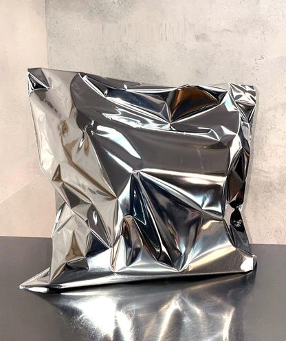 Custom verzendzak zilver