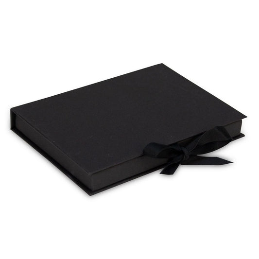 Giftdoosjes met strik zwart