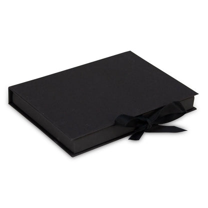 Giftdoosjes met strik zwart