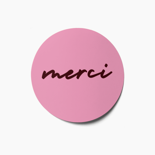 Sticker Merci